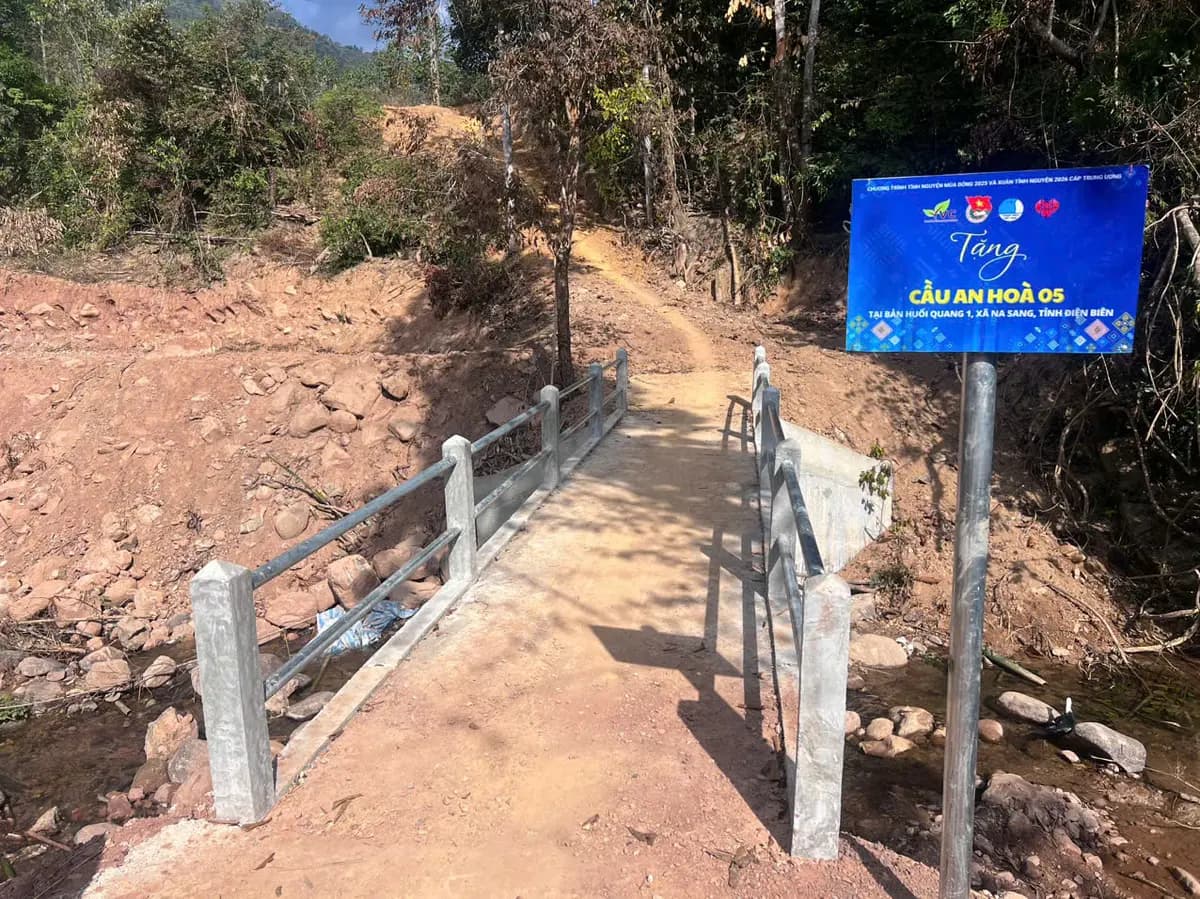 DA0910 - Cầu số 97 - Cầu Huổi Quang 1 - Bản Huổi Quang 1 -  xã Na Sang -  tỉnh Điện Biên