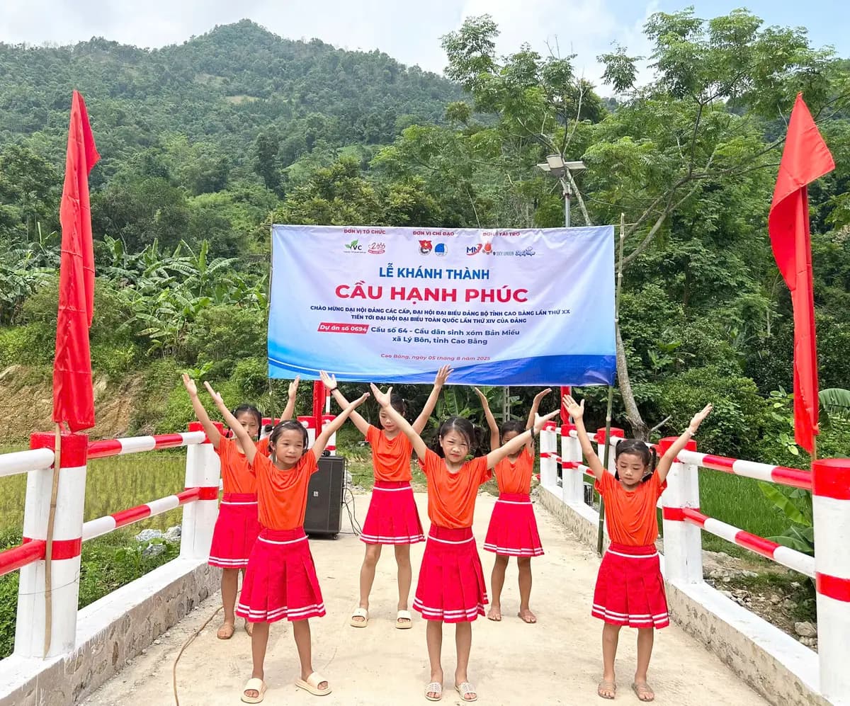 DA0694 - Cầu số 64 - Cầu dân sinh xóm Bản Miều - xã Vĩnh Quang - huyện Bảo Lâm - tỉnh Cao Bằng