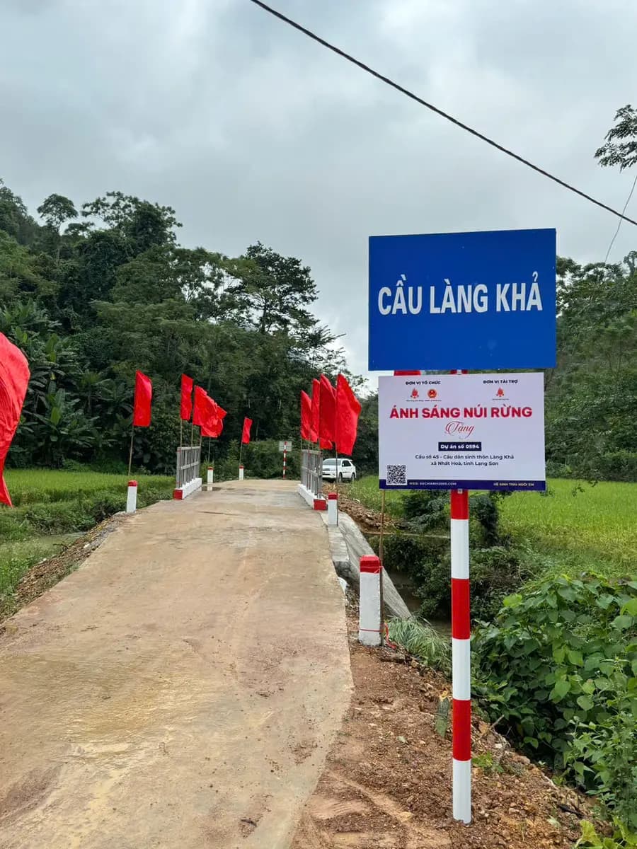 DA0594 - Cầu số 45 - Làng Khả - xã Nhất Hoà - tỉnh Lạng Sơn