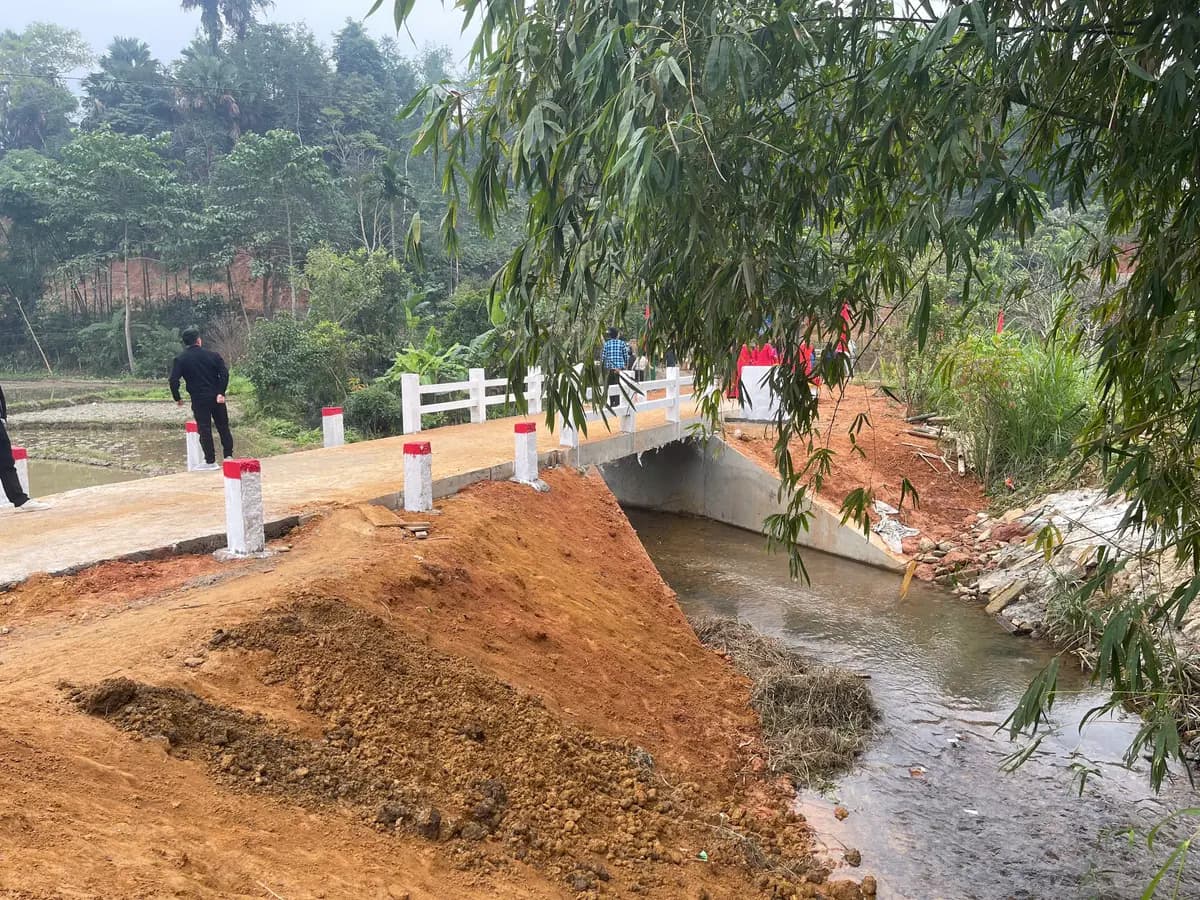 DA0653 - Cầu số 58 - Cầu dân sinh Nà Siếu - xóm 4 - thôn Ca - xã Vô Điểm - huyện Bắc Quang - tỉnh Hà Giang
