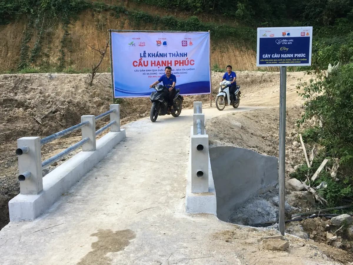 DA0461 - Cầu số 28 - Cầu Dân sinh qua suối Xa Dung tại Bản Tìa Ghềnh - Xã Xa Dung - Huyện Điện Biên Đông - Tỉnh Điện Biên